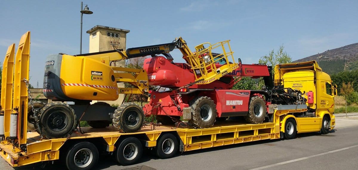 trasporto macchine operatrici